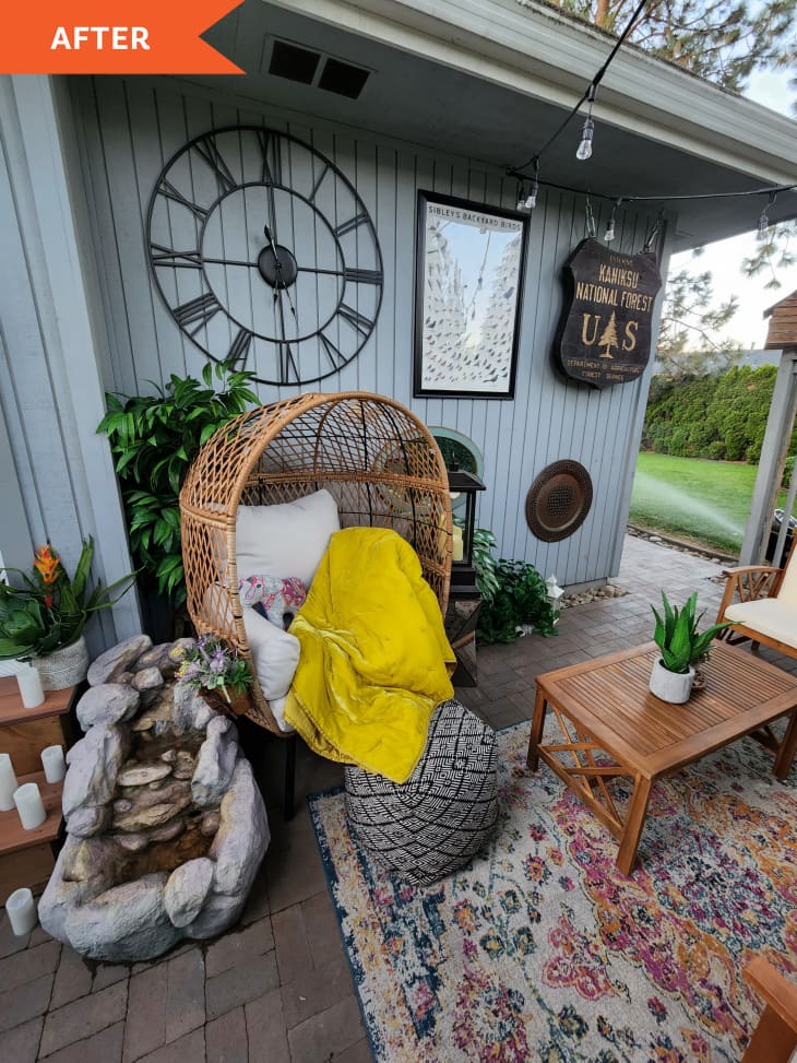 Outdoor Patio Transformation - Before After | The Kitchn